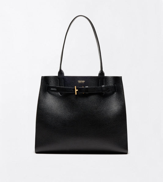 Grain Leather Audrey Medium Tote