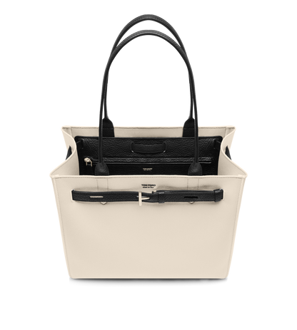 Canvas And Leather Audrey Medium Tote
