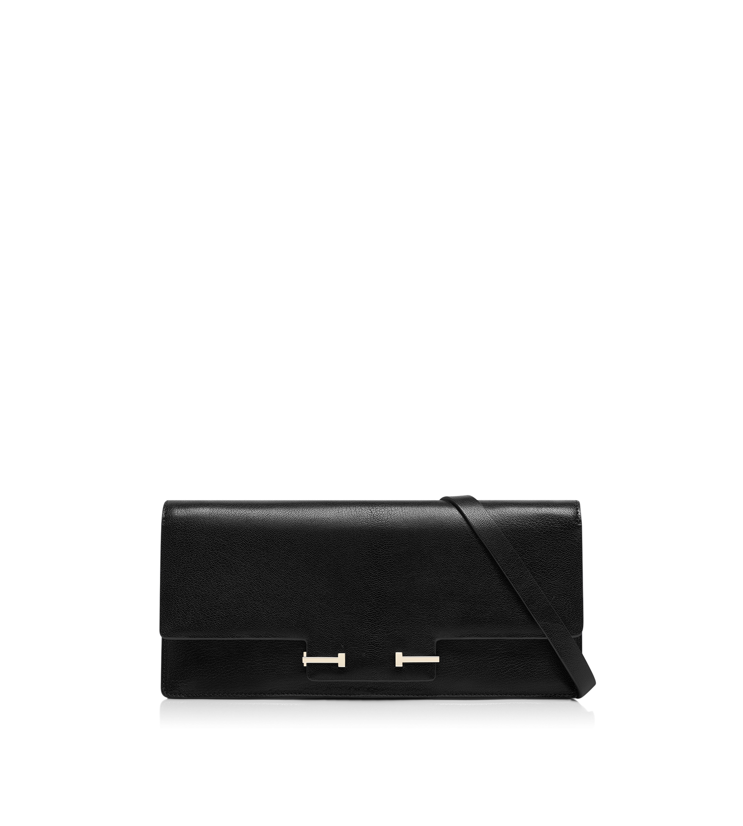 Supple Grain Leather Aube E/W Shoulder Bag