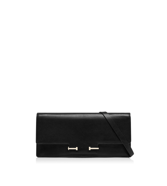 Supple Grain Leather Aube E/W Shoulder Bag