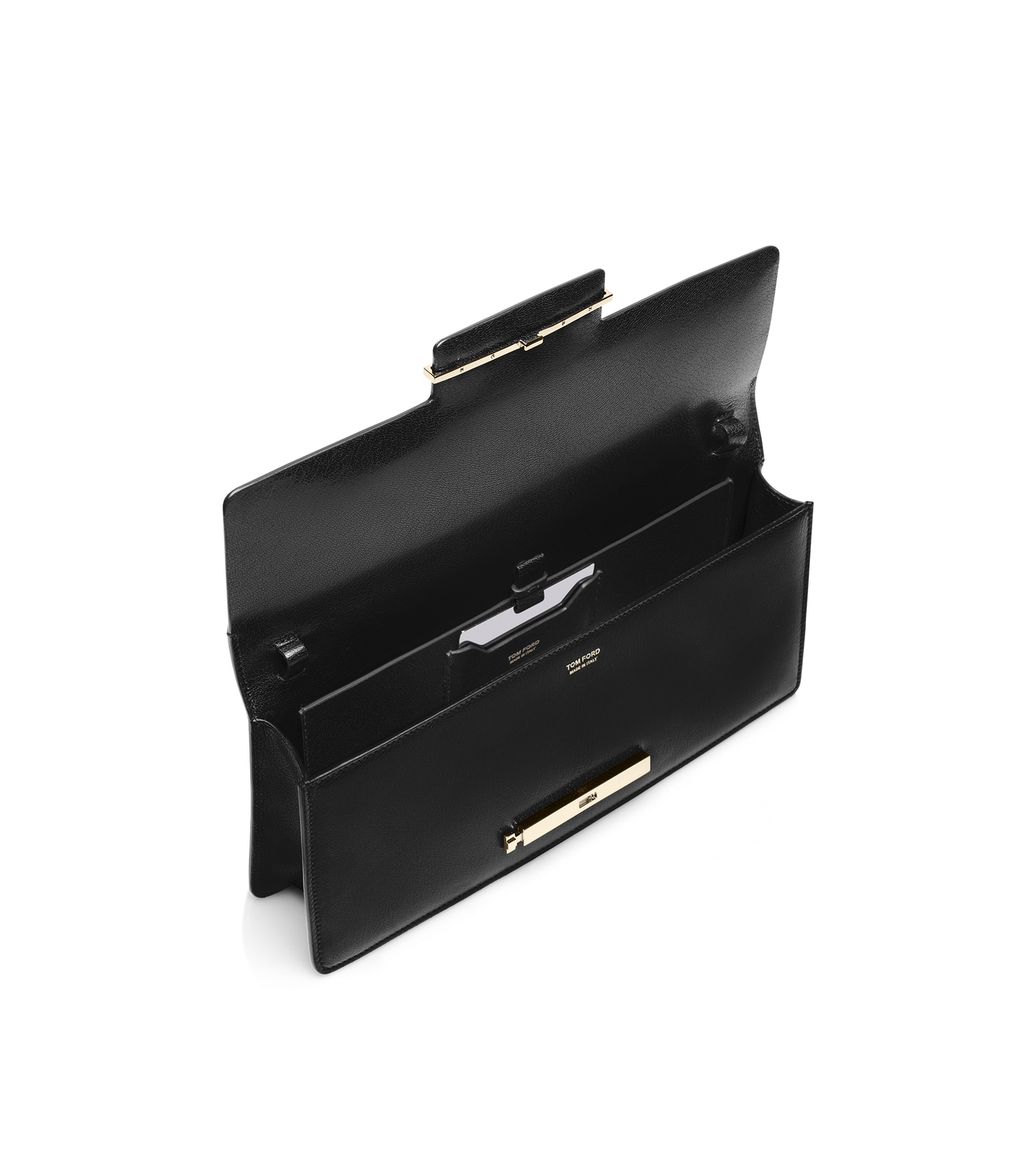 Supple Grain Leather Aube E/W Shoulder Bag