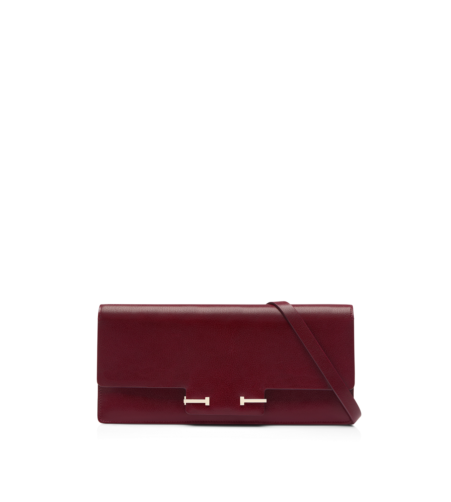 Supple Grain Leather Aube E/W Shoulder Bag