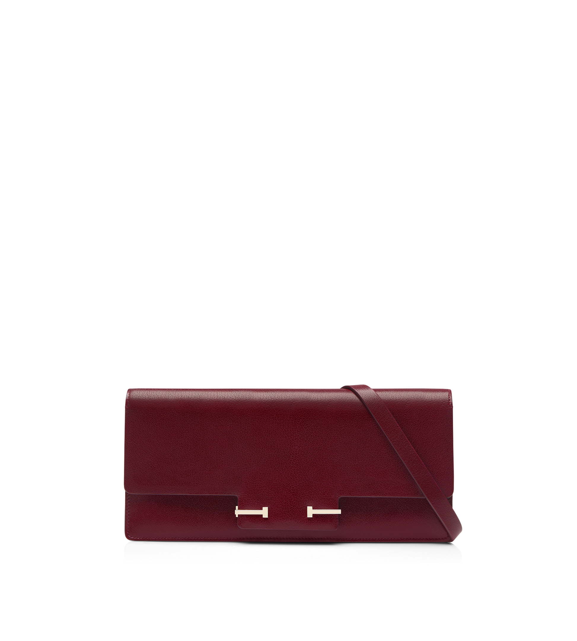 Supple Grain Leather Aube E/W Shoulder Bag