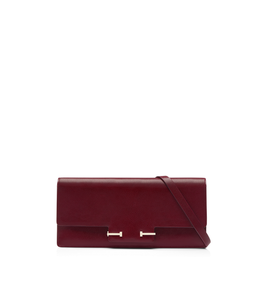 Supple Grain Leather Aube E/W Shoulder Bag
