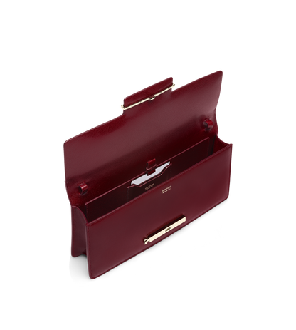 Supple Grain Leather Aube E/W Shoulder Bag