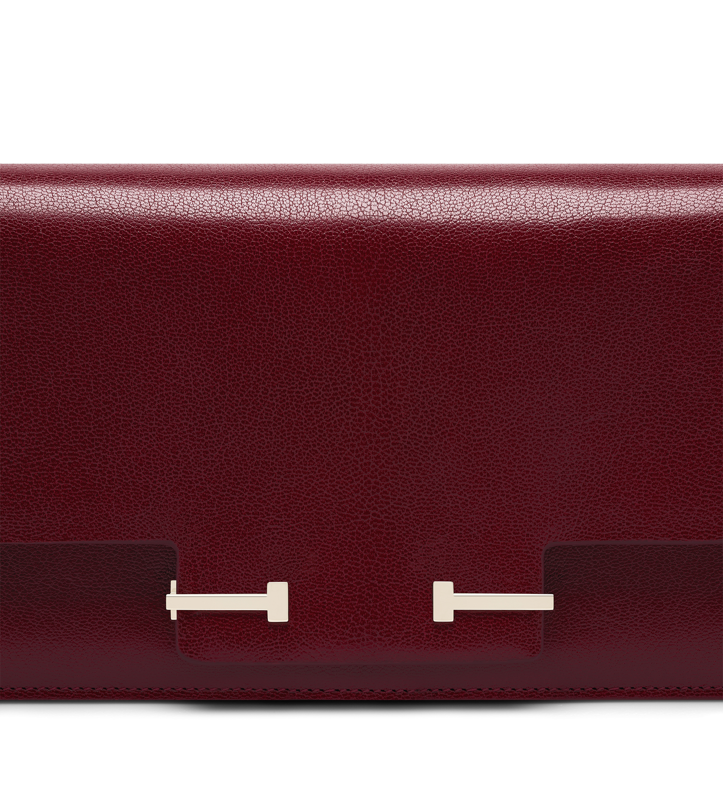 Supple Grain Leather Aube E/W Shoulder Bag