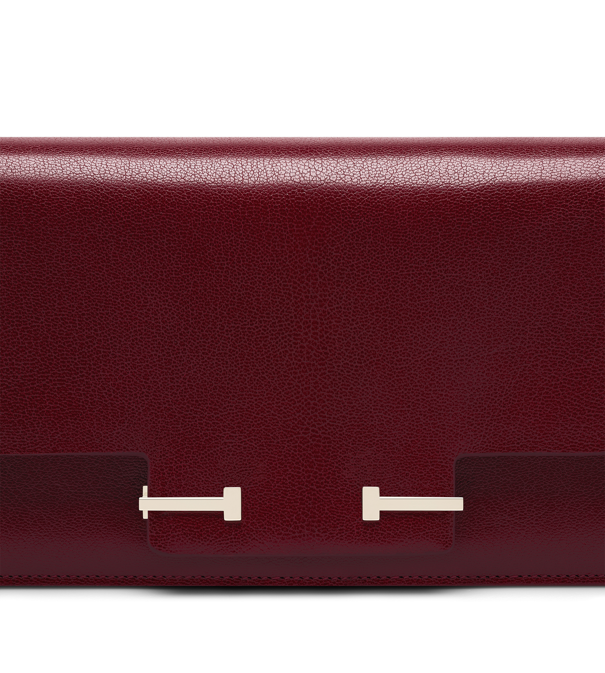 Supple Grain Leather Aube E/W Shoulder Bag