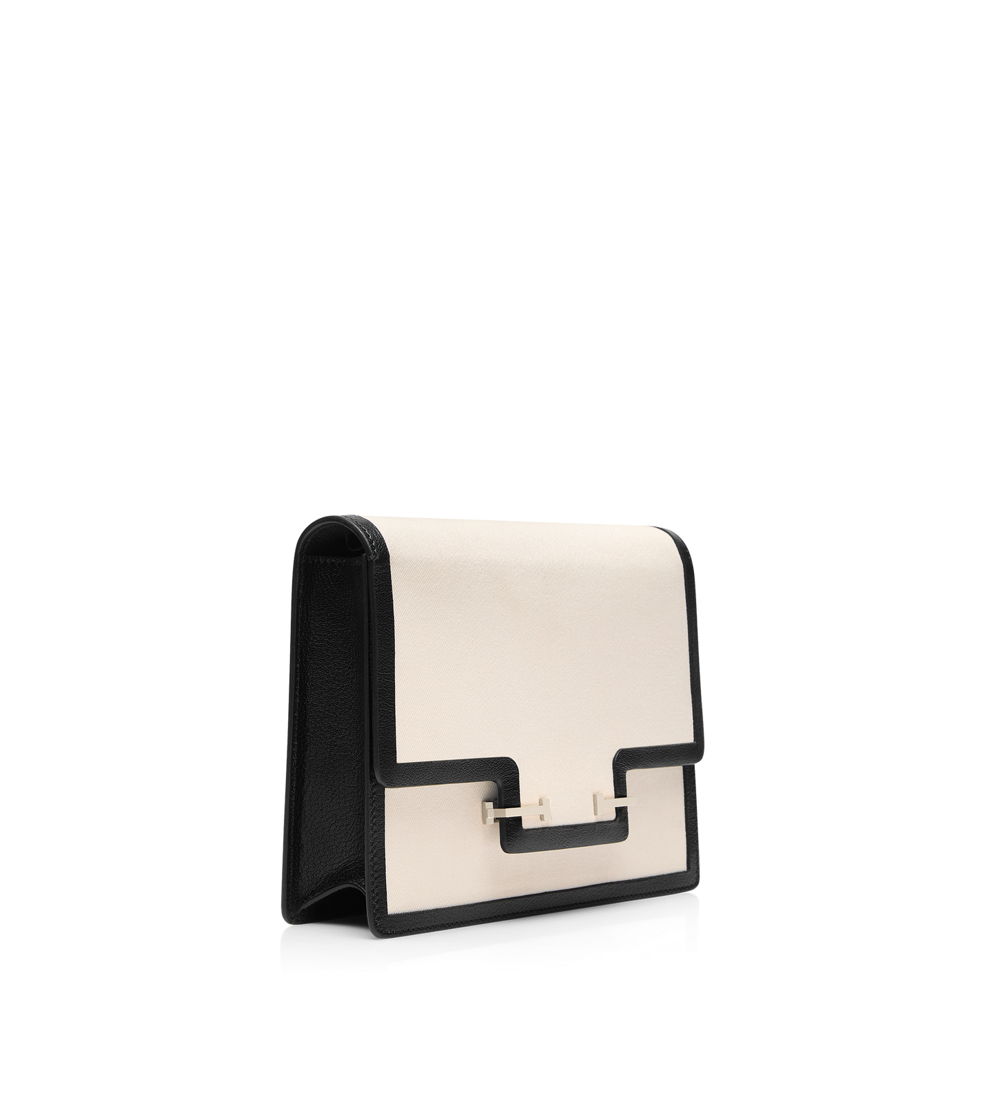 Canvas And Leather Aube Shoulder Bag