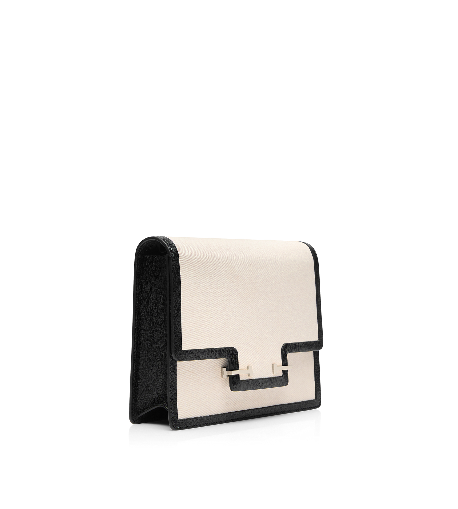 Canvas And Leather Aube Shoulder Bag