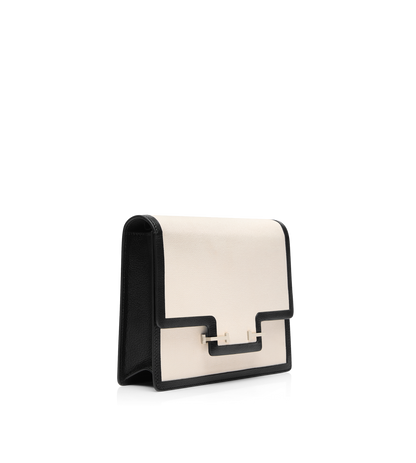 Canvas And Leather Aube Shoulder Bag