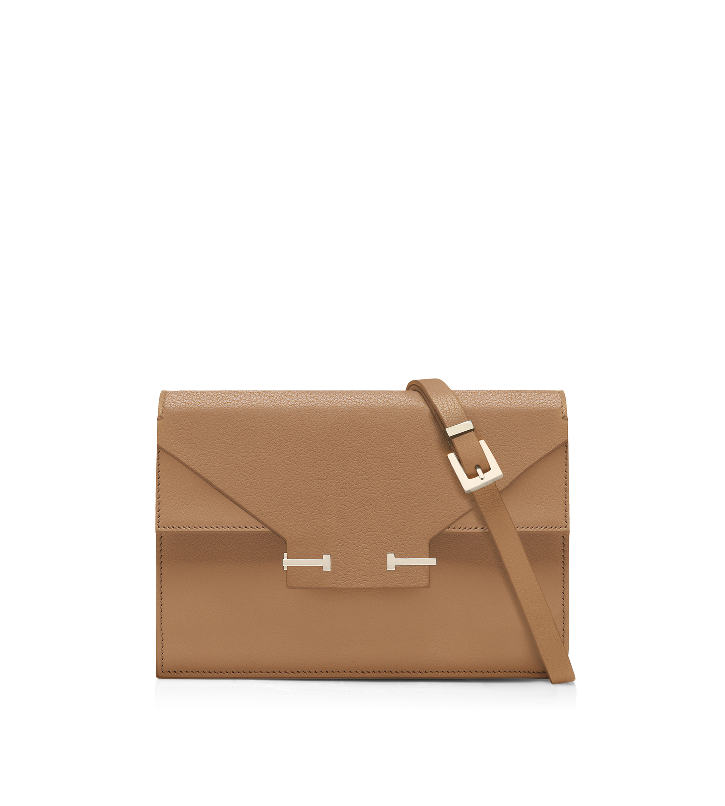 Supple Grain Leather Aube Shoulder Bag