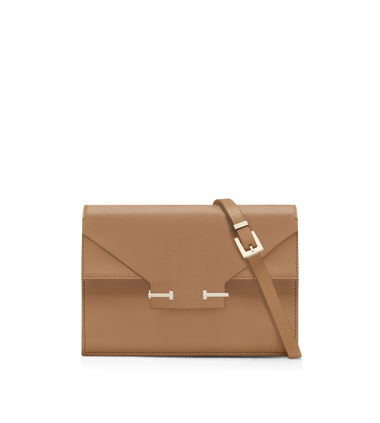 Supple Grain Leather Aube Shoulder Bag