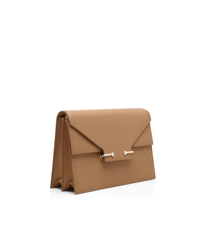 Supple Grain Leather Aube Shoulder Bag