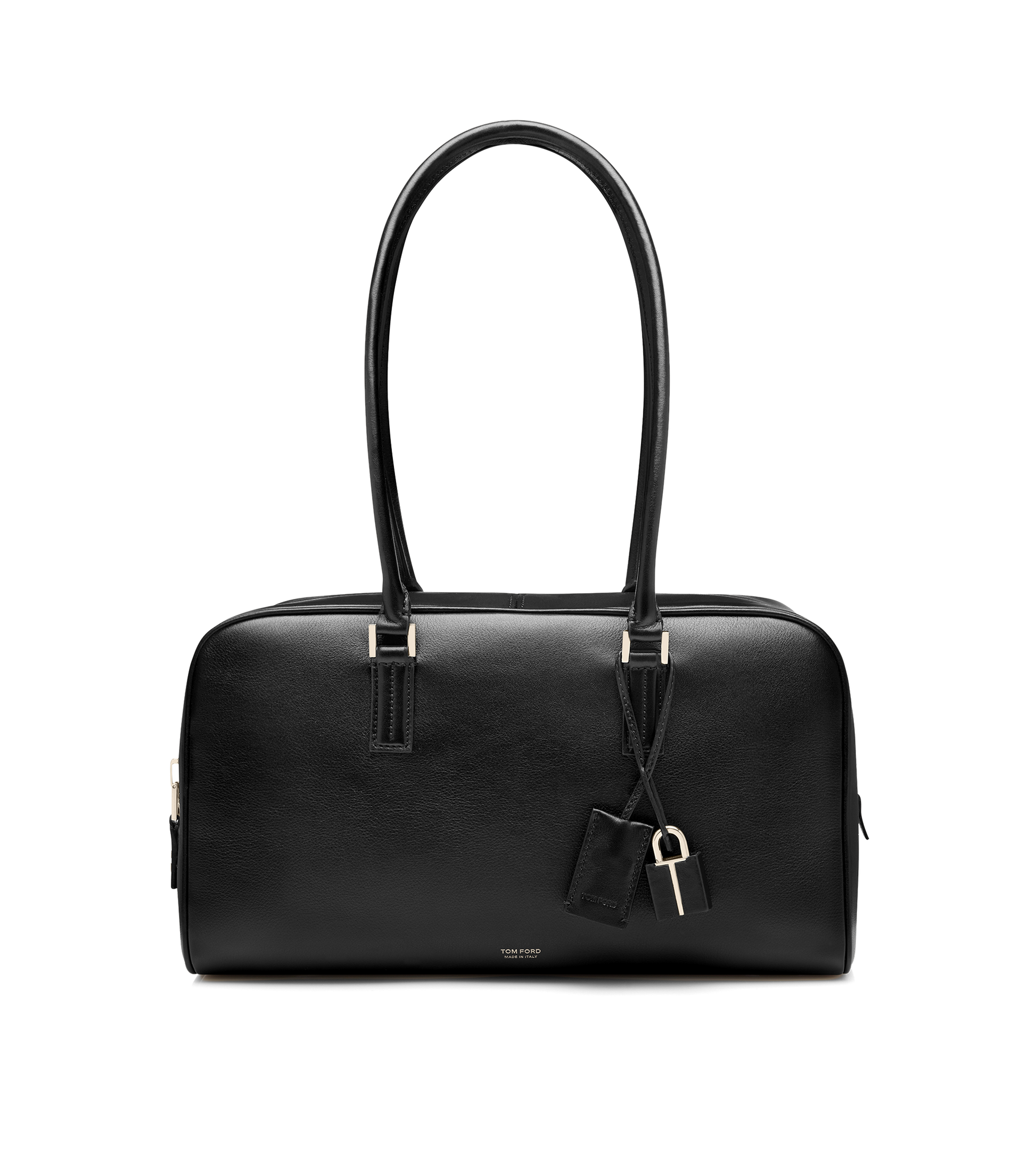 Supple Leather Zipped Small Stryke Shoulder Bag