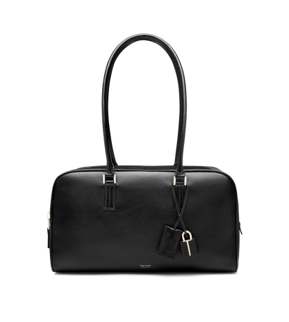 Supple Leather Zipped Small Stryke Shoulder Bag