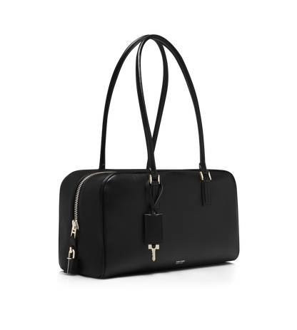 Supple Leather Zipped Small Stryke Shoulder Bag
