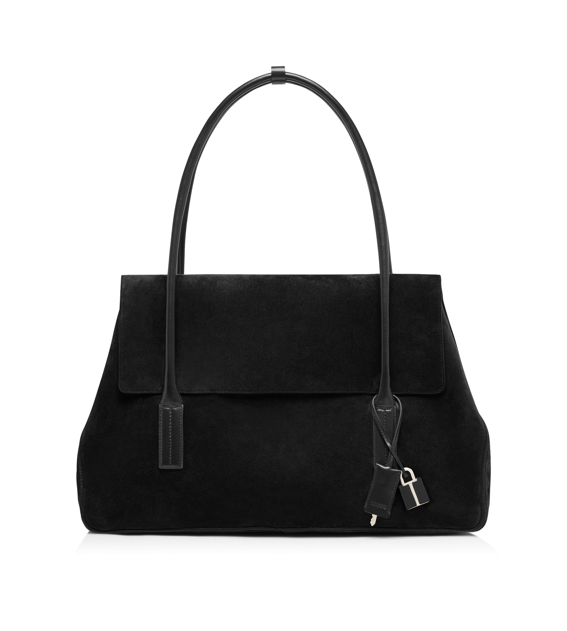 Suede Leather Eclipse Large Shoulder Bag