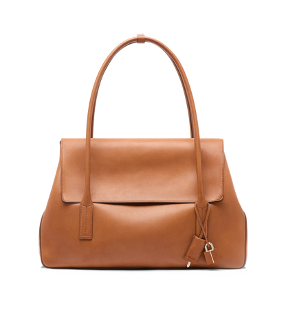 Natural Leather Eclipse Large Shoulder Bag