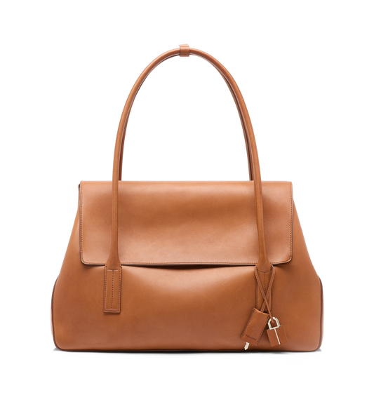 Natural Leather Eclipse Large Shoulder Bag