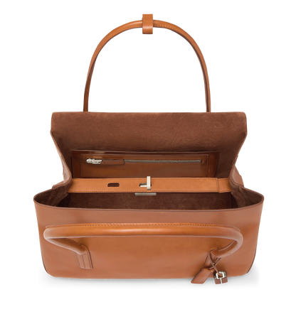 Natural Leather Eclipse Large Shoulder Bag
