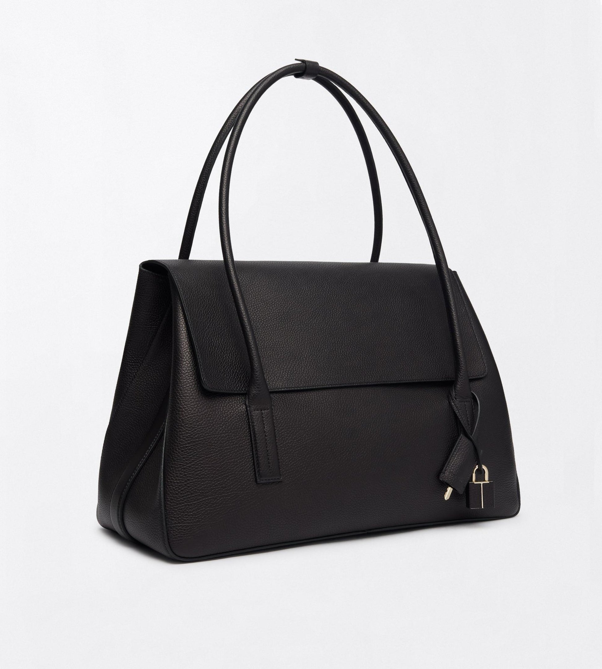 Grain Leather Eclipse Large Shoulder Bag