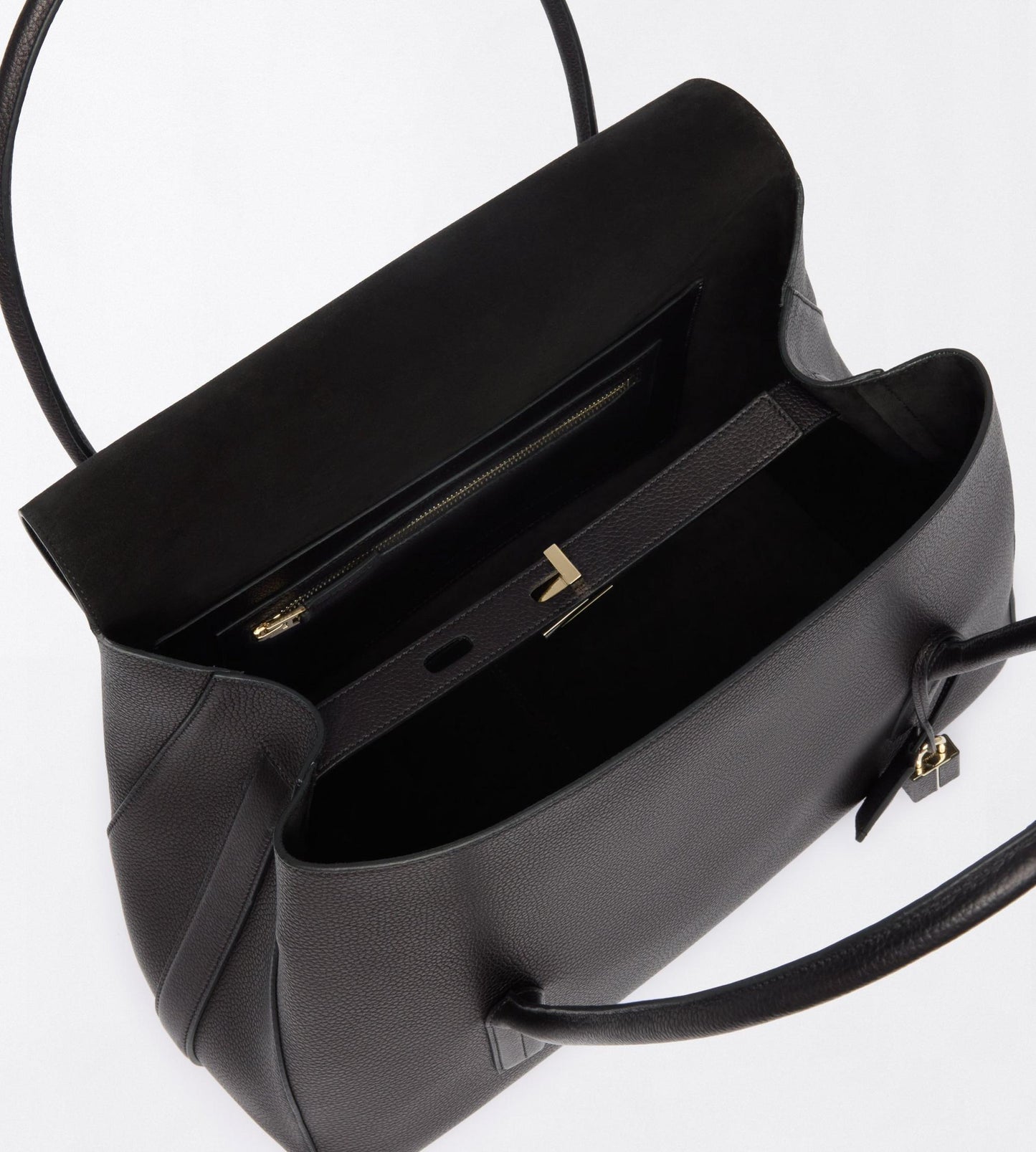 Grain Leather Eclipse Large Shoulder Bag