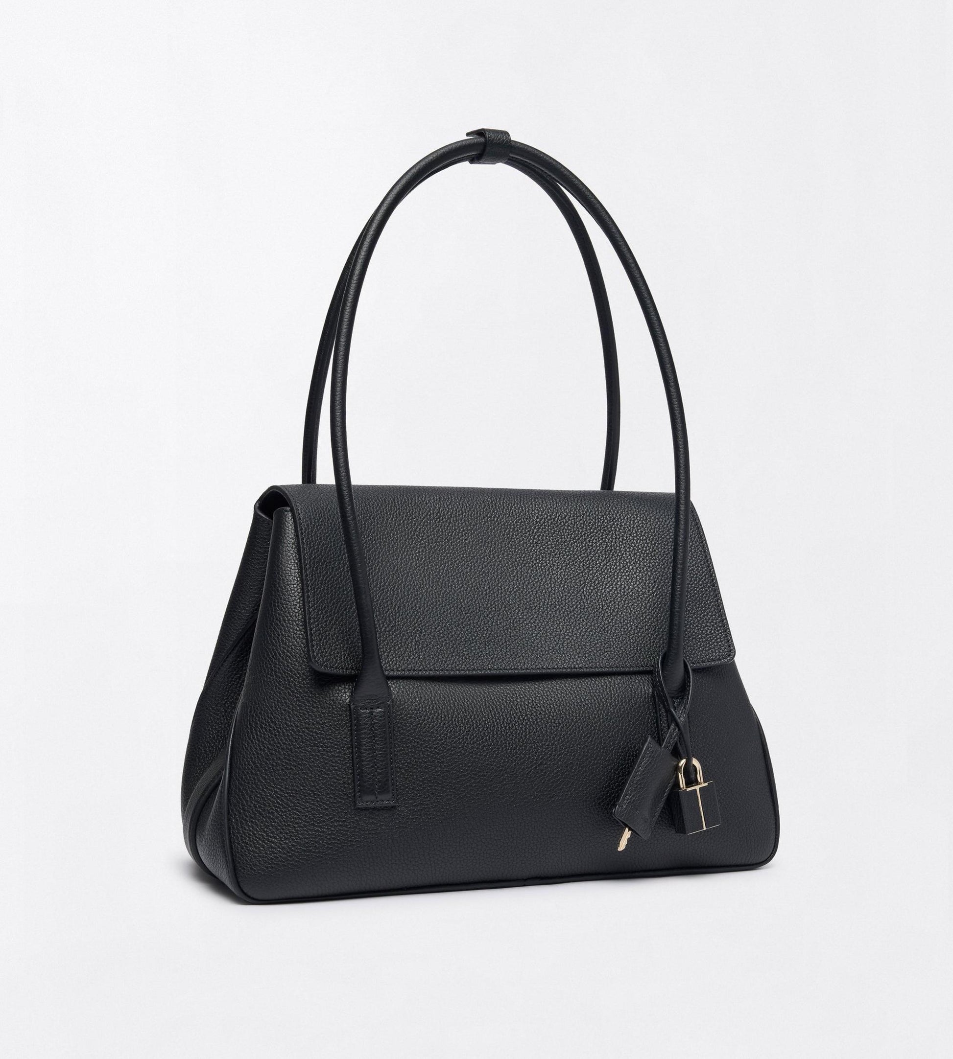 Grain Leather Eclipse Medium Shoulder Bag