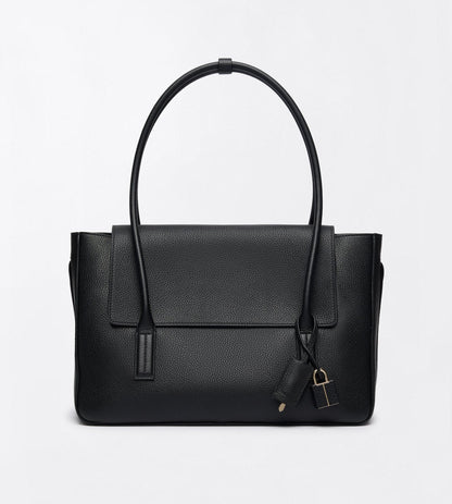 Grain Leather Eclipse Medium Shoulder Bag