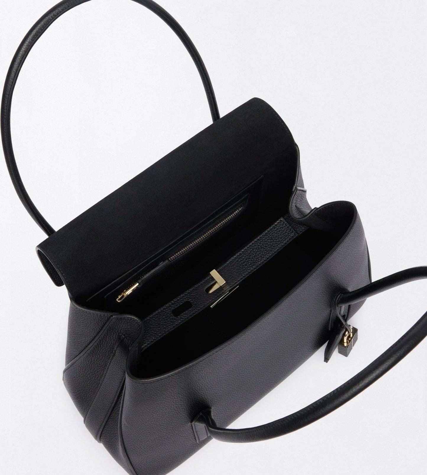 Grain Leather Eclipse Medium Shoulder Bag