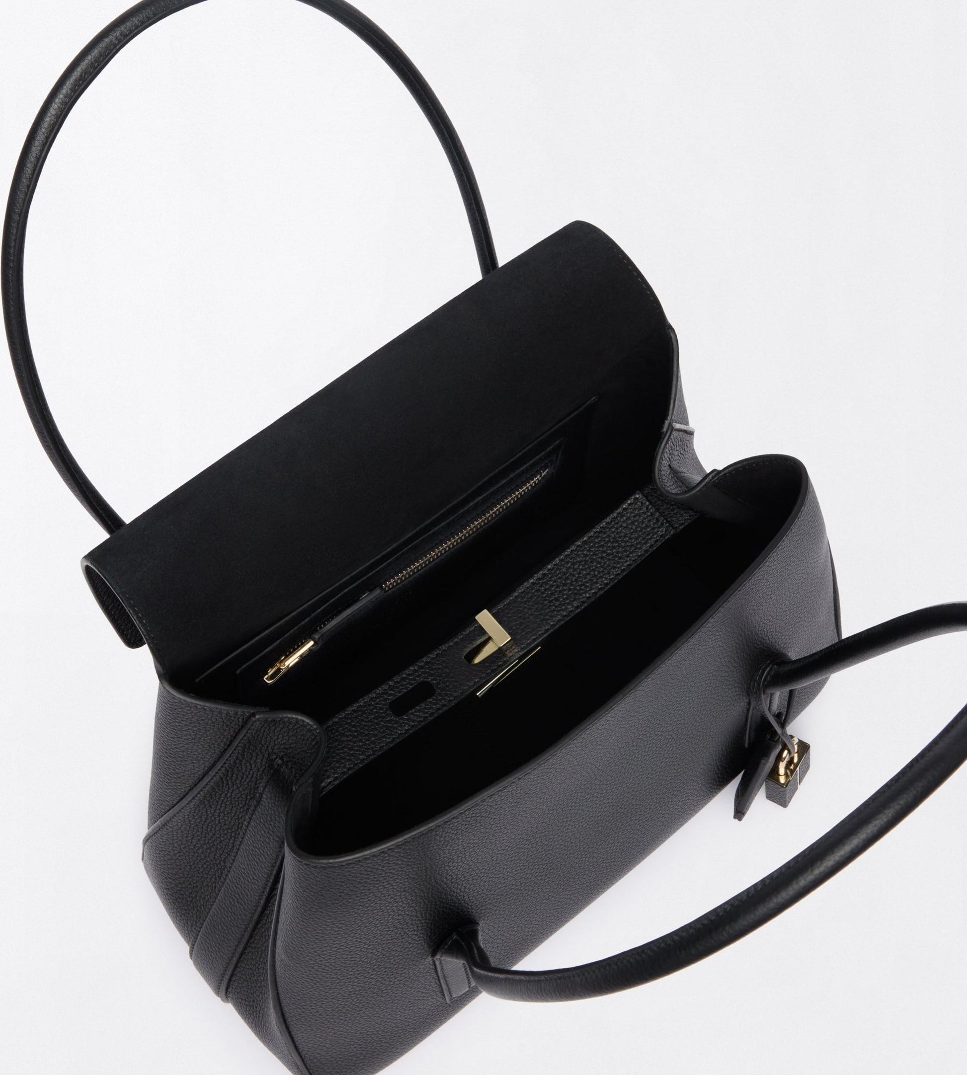 Grain Leather Eclipse Medium Shoulder Bag