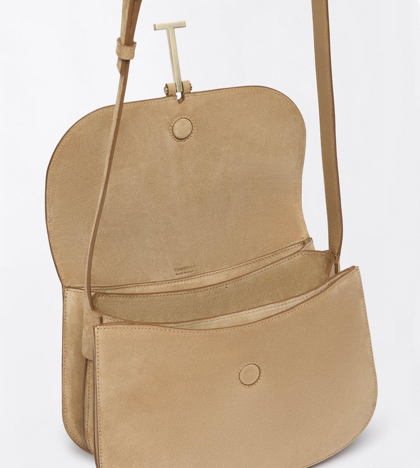 Suede Leather Kara Small Crossbody Bag