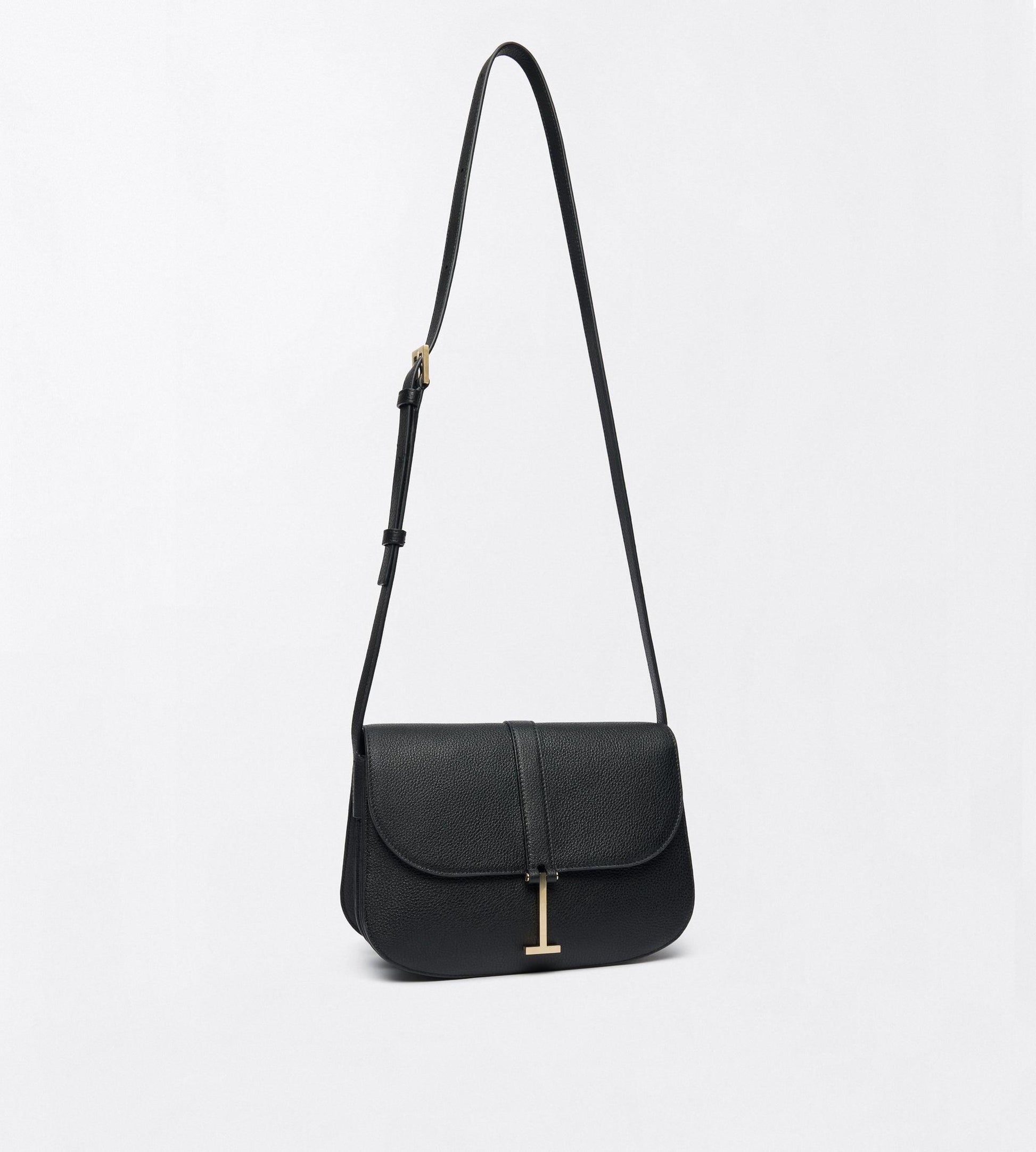 Grain Leather Kara Small Crossbody Bag