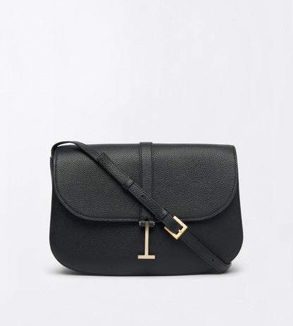 Grain Leather Kara Medium Crossbody Bag