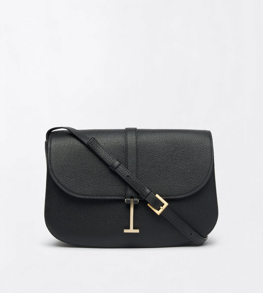Grain Leather Kara Medium Crossbody Bag