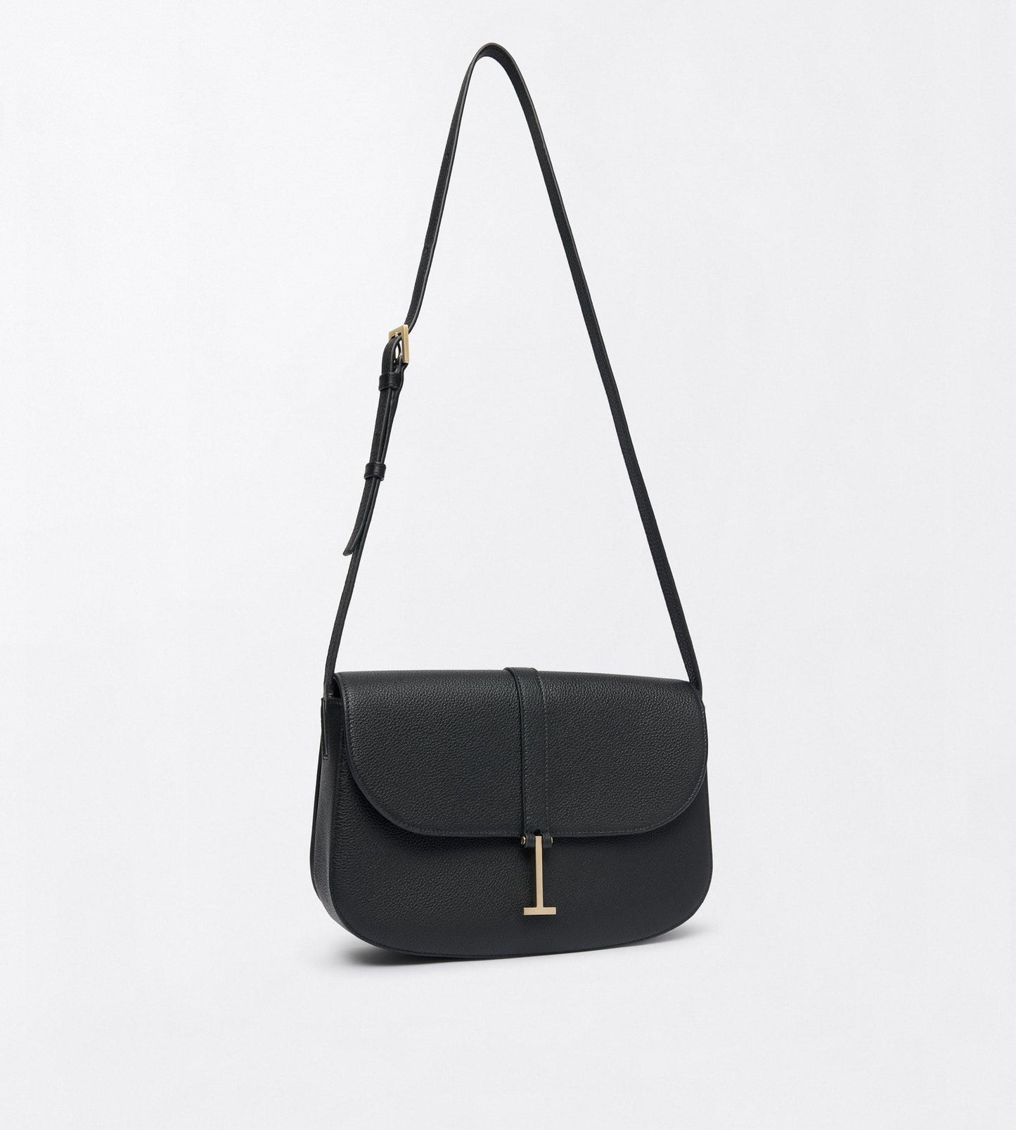 Grain Leather Kara Medium Crossbody Bag