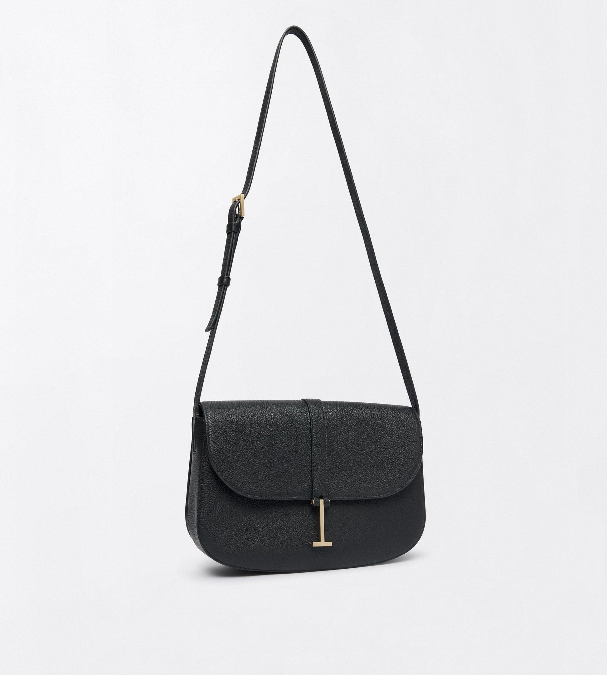 Grain Leather Kara Medium Crossbody Bag