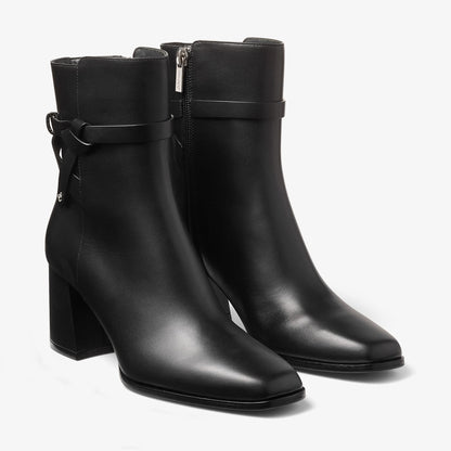 Lawton Ankle Boot 65 Black Calf Leather Ankle Boot