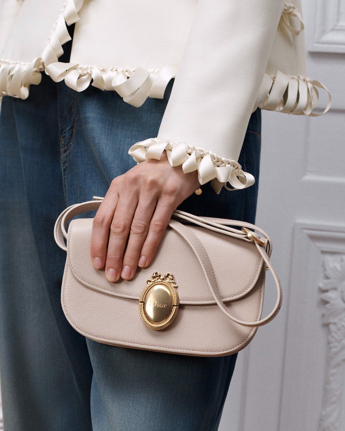 Small Dior Médaillon Flap Bag