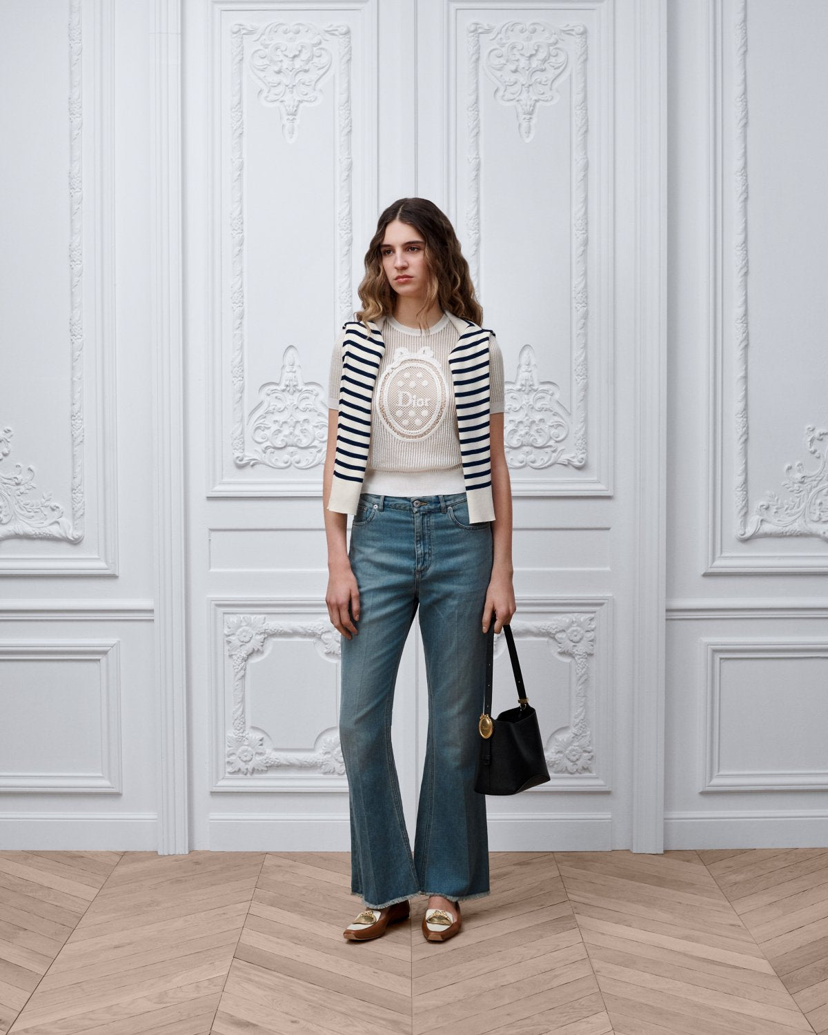 Small Dior Médaillon Bucket Bag