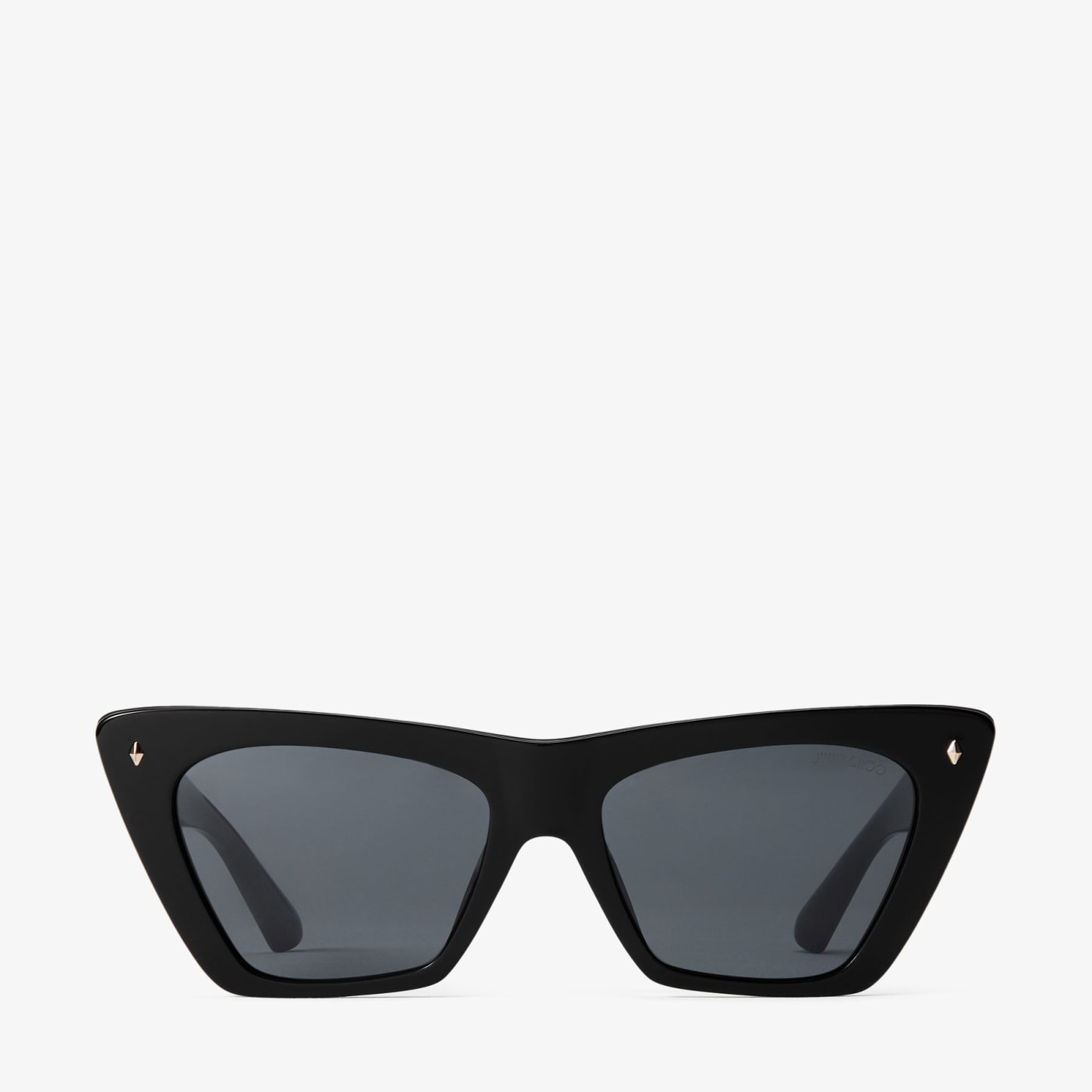 Lou Black and Grey Acetate Cat-Eye Sunglasses