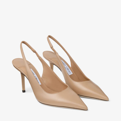 Love Sling Back 85 Chai Calf Leather Slingbacks
