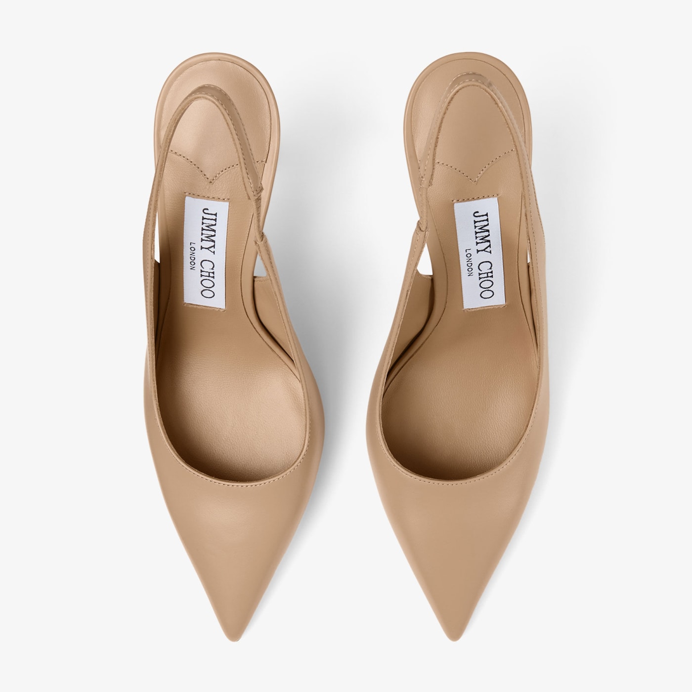 Love Sling Back 85 Chai Calf Leather Slingbacks