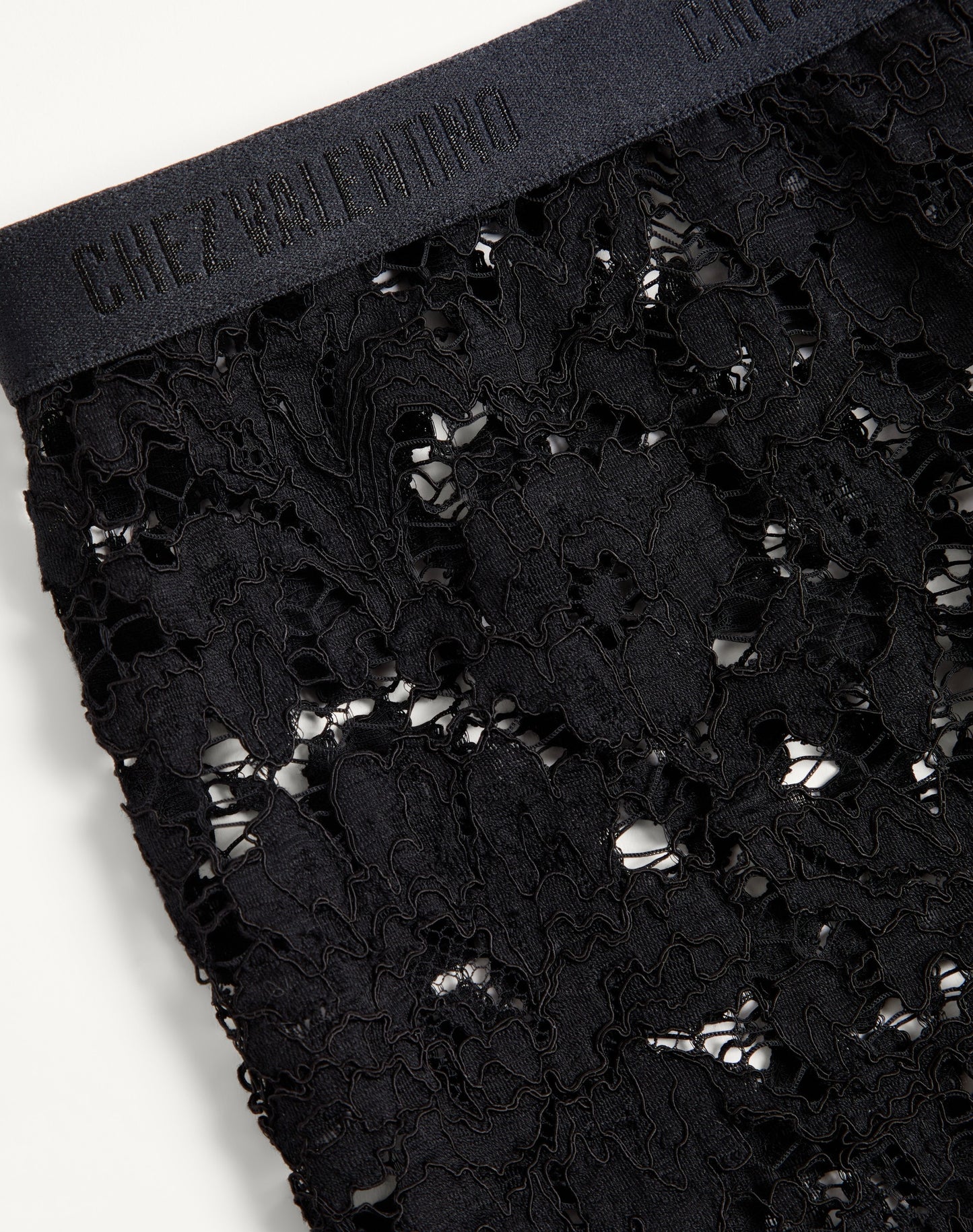 Lace Leggings With Feathers