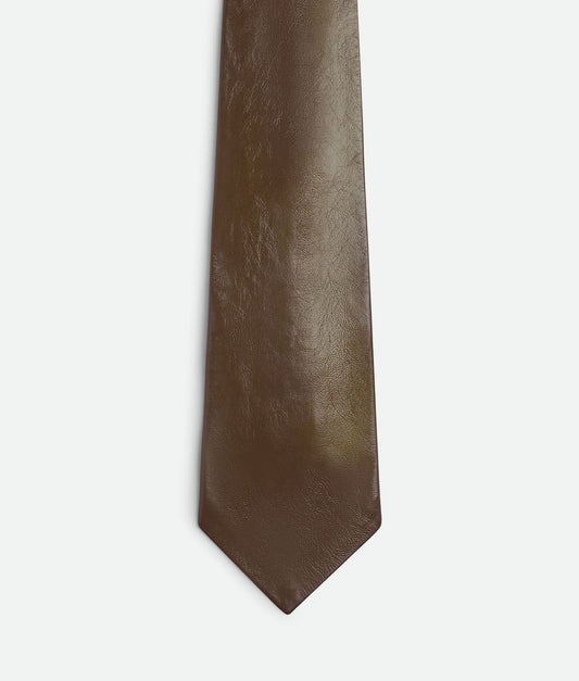 Shiny Leather Tie