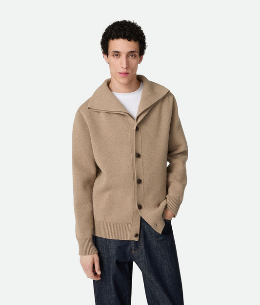 Compact Wool Cardigan