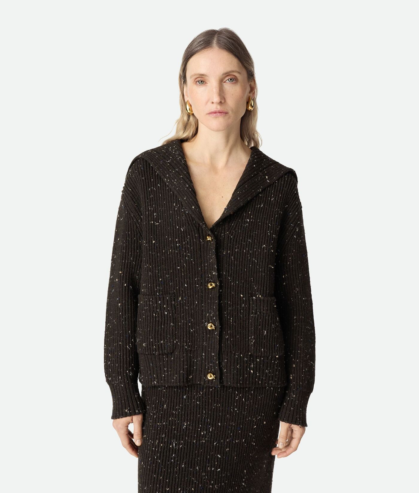 Wool English Rib Cardigan