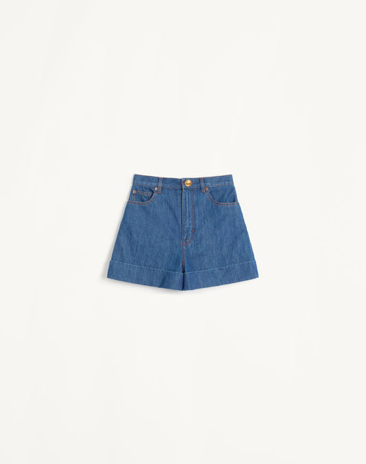 Lightweight Denim Shorts