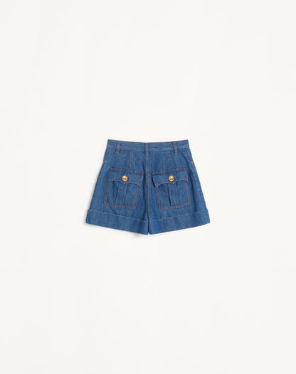 Lightweight Denim Shorts