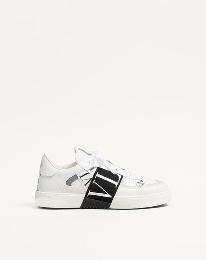Low-top Calfskin Vl7n Sneaker With Bands