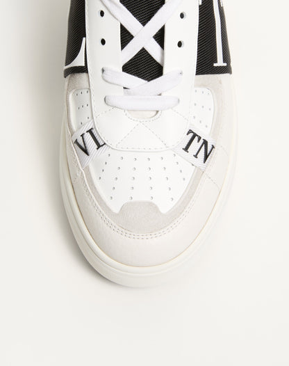 Low-top Calfskin Vl7n Sneaker With Bands